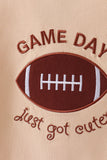 Game day football applique shorts set - Aaria Tees Aaria Tees