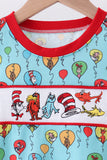 Mint Dr. Seuss smocked top - Aaria Tees Aaria Tees
