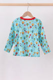 Mint Dr. Seuss smocked top - Aaria Tees Aaria Tees