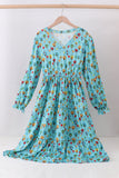 Mint Dr. Seuss print women dress - Aaria Tees Aaria Tees
