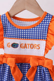 Florida Gators smocked ruffle bubble - Aaria Tees Aaria Tees