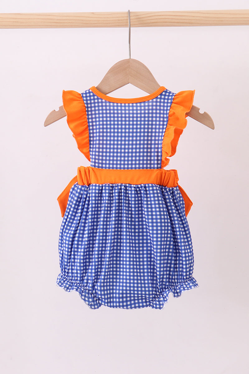 Florida Gators smocked ruffle bubble - Aaria Tees Aaria Tees