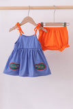 Florida Gators applique bloomer set - Aaria Tees Aaria Tees