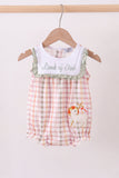 Lawb of god applique plaid bubble - Aaria Tees Aaria Tees