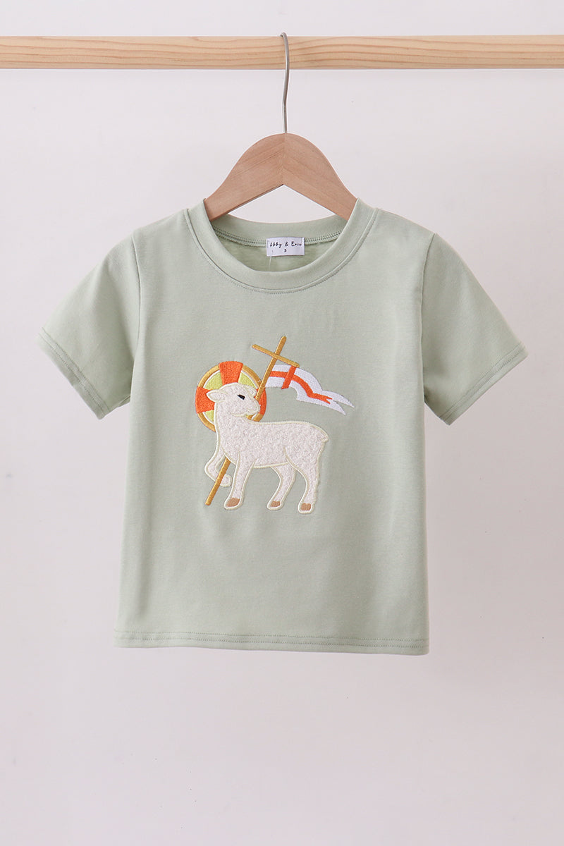 Lawb of god applique top - Aaria Tees Aaria Tees