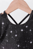 Black glitter skort set - Aaria Tees Aaria Tees