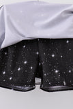Black glitter skort set - Aaria Tees Aaria Tees