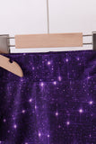 Purple glitter skort set - Aaria Tees Aaria Tees