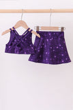 Purple glitter skort set - Aaria Tees Aaria Tees
