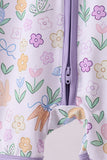 Purple floral print romper - Aaria Tees Aaria Tees