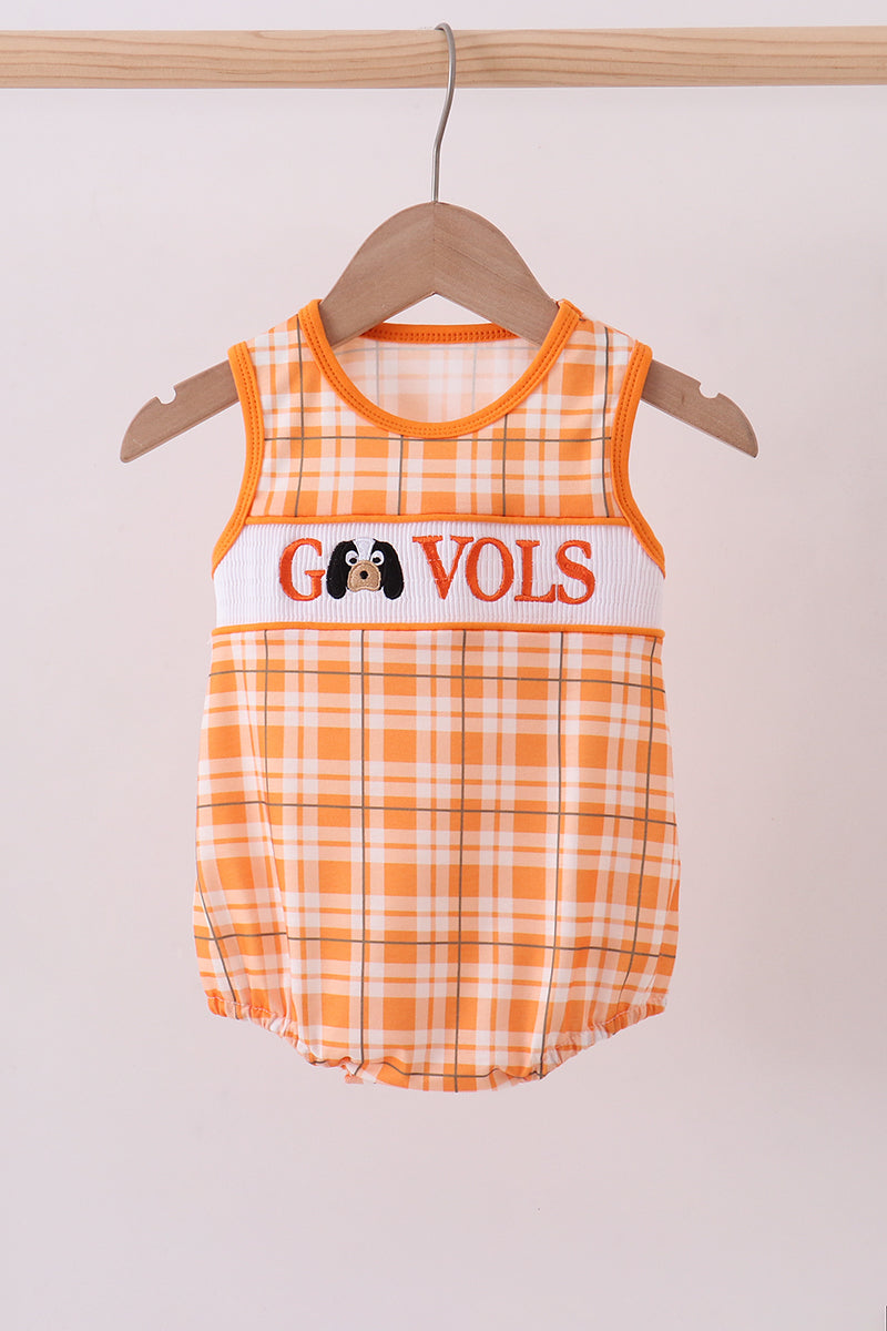 Tennessee Go vols smocked plaid bubble - Aaria Tees Aaria Tees