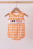 Tennessee Go vols smocked plaid bubble - Aaria Tees Aaria Tees