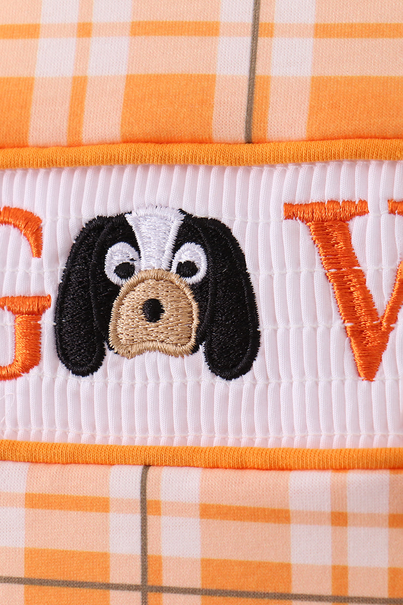 Tennessee Go vols smocked plaid bubble - Aaria Tees Aaria Tees