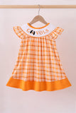 Tennessee Go vols smocked plaid dress - Aaria Tees Aaria Tees