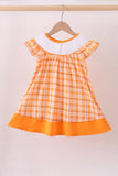 Tennessee Go vols smocked plaid dress - Aaria Tees Aaria Tees