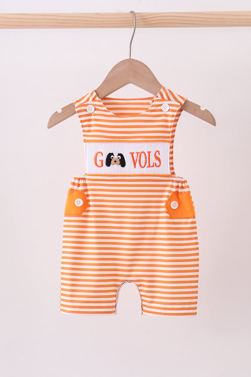 Tennessee Go vols smocked stripe jonjon - Aaria Tees Aaria Tees