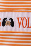 Tennessee Go vols smocked stripe jonjon - Aaria Tees Aaria Tees