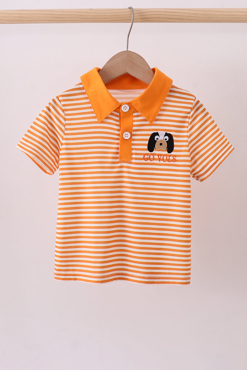 Tennessee Go vols embroidery stripe top - Aaria Tees Aaria Tees