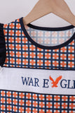 Auburn war eagle smocked ruffle short set - Aaria Tees Aaria Tees
