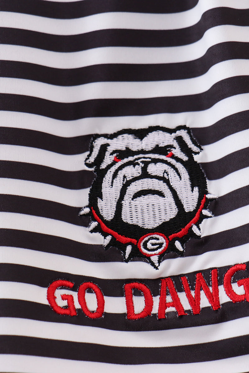Georgia go dawgs embroidery stripe trunks - Aaria Tees Aaria Tees