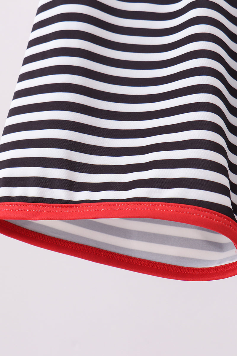 Georgia go dawgs embroidery stripe trunks - Aaria Tees Aaria Tees