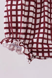 Mississippi Hail State smocked ruffle gingham bubble - Aaria Tees Aaria Tees