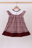 Mississippi Hail State smocked gingham dress - Aaria Tees Aaria Tees