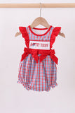 Ole Miss HOTTY TODDY smocked ruffle bubble - Aaria Tees Aaria Tees