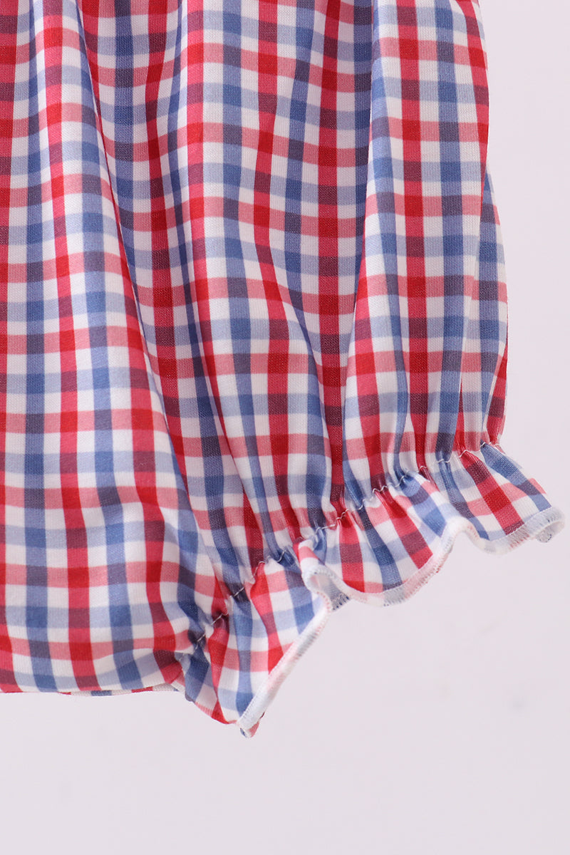 Ole Miss HOTTY TODDY smocked ruffle bubble - Aaria Tees Aaria Tees