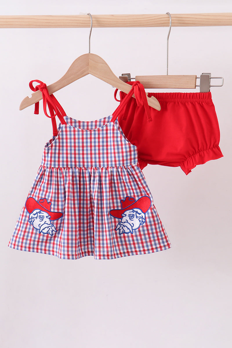 Ole Miss applique bloomer set - Aaria Tees Aaria Tees
