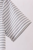 Orange Tennessee embroidery stripe button down shirt - Aaria Tees Aaria Tees