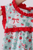 Strawberry Goose Ruffle Bubble Aaria Tees