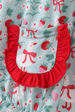 Strawberry Goose Ruffle Bubble Aaria Tees
