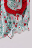 Strawberry Goose Ruffle Bubble Aaria Tees