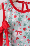 Strawberry Goose Ruffle Bloomer Set Aaria Tees