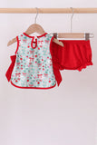 Strawberry Goose Ruffle Bloomer Set Aaria Tees