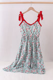 Starwberry goose print women dress - Aaria Tees Aaria Tees