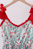 Starwberry goose print women dress - Aaria Tees Aaria Tees