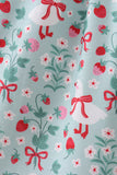 Strawberry Goose Ruffle Ruffle Dress Aaria Tees