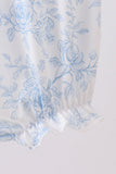 Blue Whale Embroidered Bubble Aaria Tees