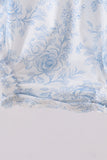 Blue Whale Embroidered Bubble Aaria Tees