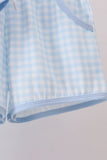 Blue Whale Embroidered Shorts Set Aaria Tees