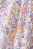 Purple Floral Smocked Bloomer Set Aaria Tees