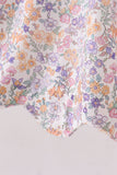 Purple Floral Smocked Dress Aaria Tees