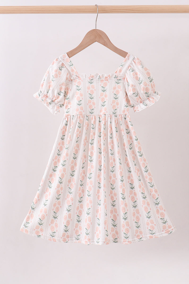 Sage floral mom&me dress - Aaria Tees