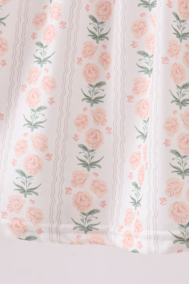 Sage floral mom&me dress - Aaria Tees Aaria Tees