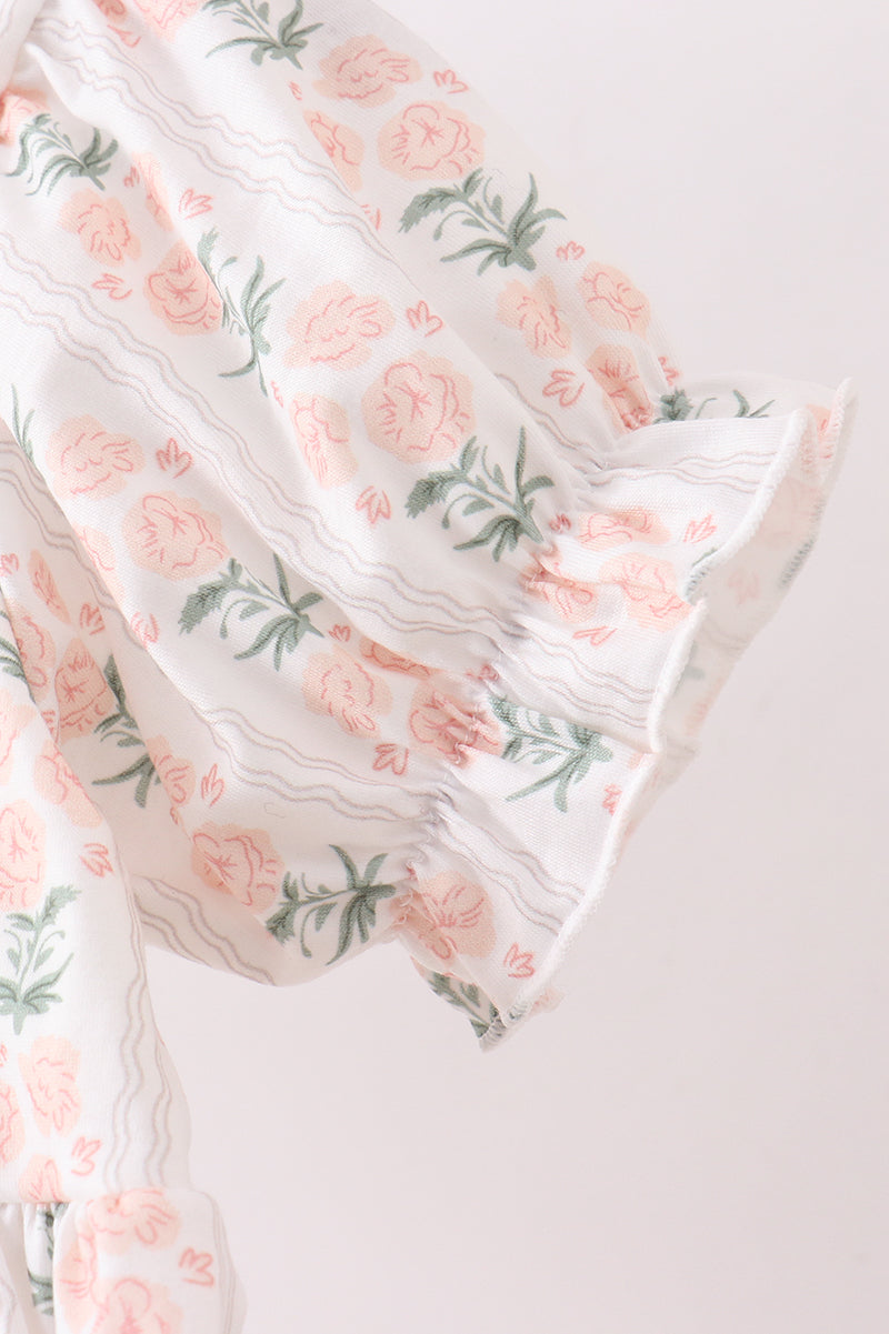 Sage floral mom&me dress - Aaria Tees Aaria Tees