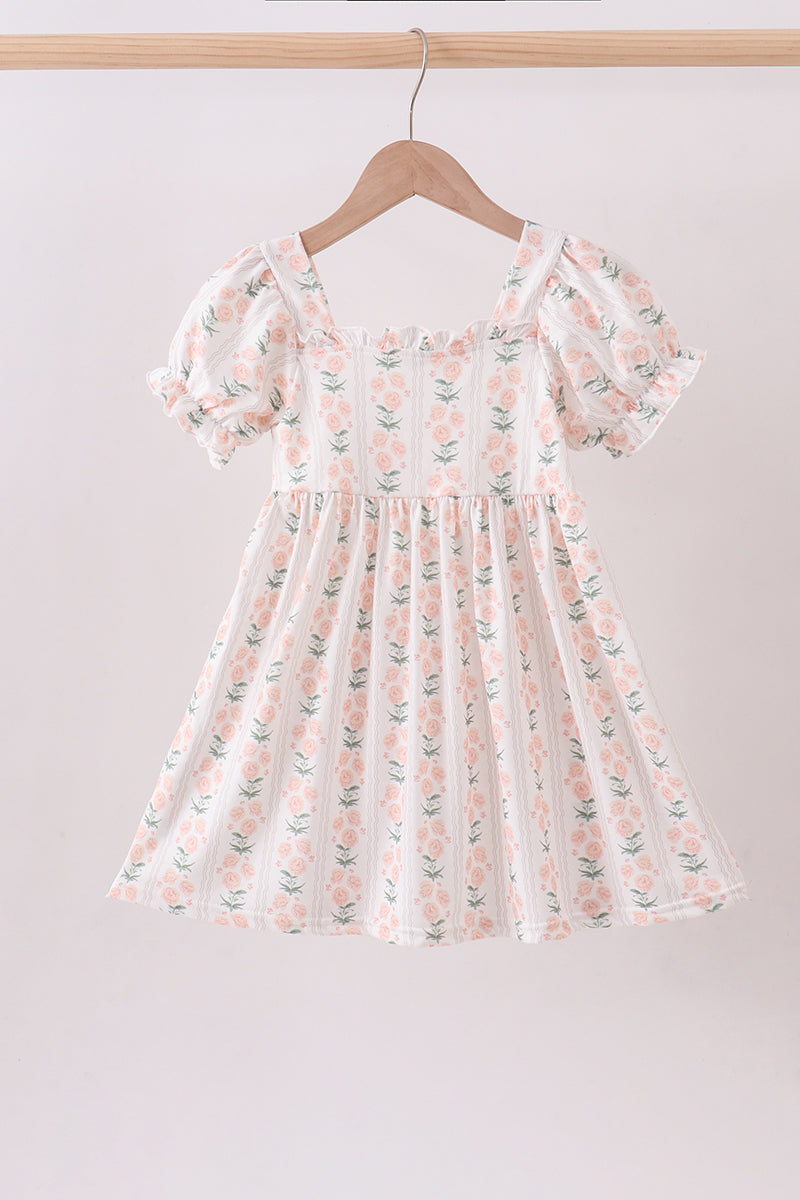 Sage floral mom&me dress - Aaria Tees Aaria Tees