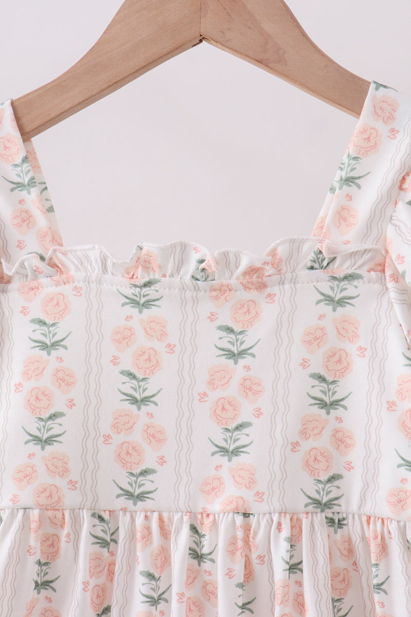 Sage floral mom&me dress - Aaria Tees Aaria Tees