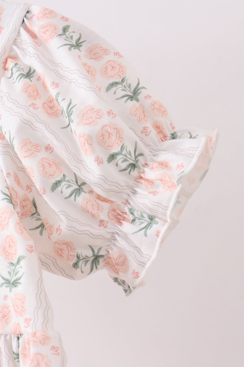 Sage floral mom&me dress - Aaria Tees Aaria Tees